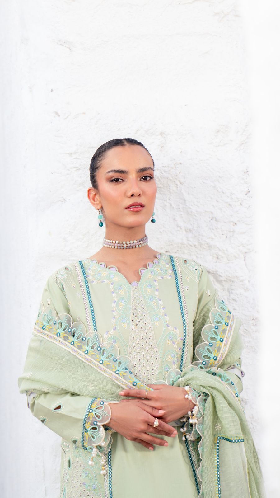 Unstitched Embroidered Lawn DESIGN-014