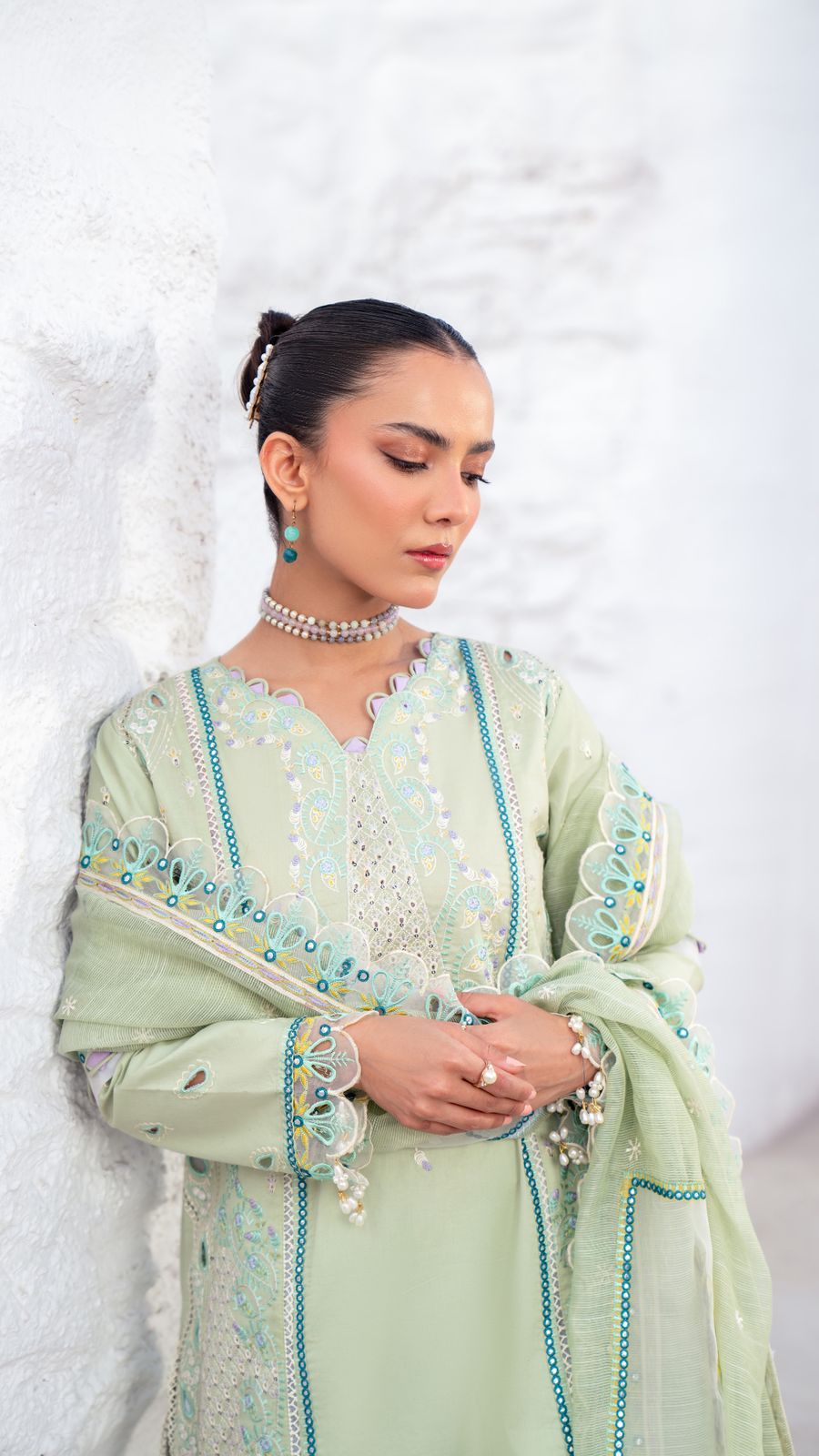 Unstitched Embroidered Lawn DESIGN-014